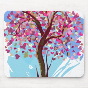 Liebesbaum Mousepad
