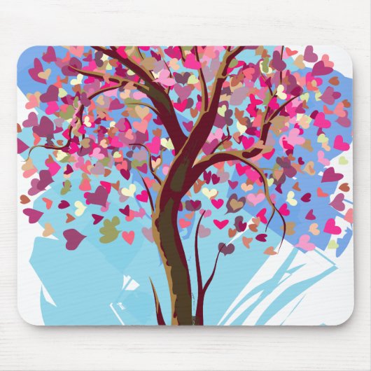 Liebesbaum Mousepad (Vorne)