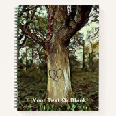 Liebesbaum Notizblock (Vorderseite)