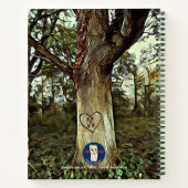 Liebesbaum Notizblock (Rückseite)