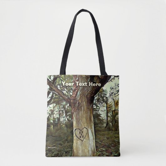Liebesbaum Tasche (Vorderseite)