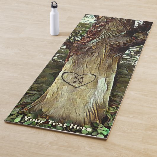 Liebesbaum Yogamatte (Beispiel)