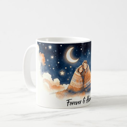 Liebesbecher Kaffeetasse (Vorderseite Links)