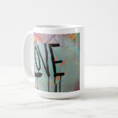 Liebesbecher Originalkunst Kaffeetasse (Vorderseite Links)