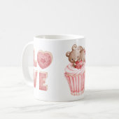 Liebesbecher, Valentinstag-Geschenk-Kaffeetasse  Kaffeetasse (Vorderseite Links)