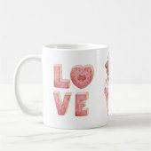Liebesbecher, Valentinstag-Geschenk-Kaffeetasse  Kaffeetasse (Links)