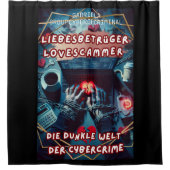 Liebesbetrüger  duschvorhang (Vorderseite)