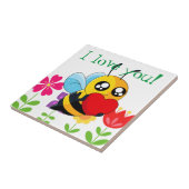 Liebesbiene Fliese (Seite)