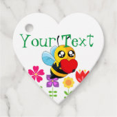 Liebesbiene Geschenkanhänger (Vorderseite)