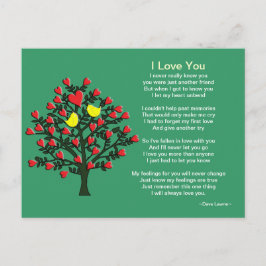 LiebesBirds-Thema Postkarte