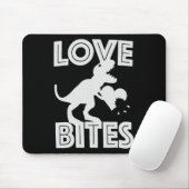 Liebesbisse Dinosaurier Valentinstag  Mousepad (Mit Mouse)