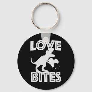 Liebesbisse Dinosaurier Valentinstag Schlüsselanhänger