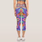 Liebesblume Capri Leggings (Rückseite)