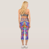 Liebesblume Capri Leggings (Rückseite)