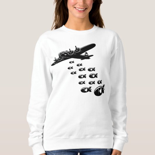 Liebesbomben abwerfen sweatshirt (Vorderseite)