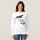 Liebesbomben abwerfen sweatshirt (Vorne ganz)