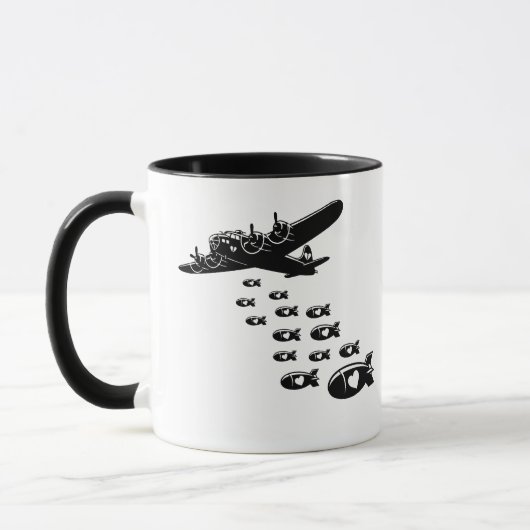 Liebesbomben abwerfen tasse (Links)