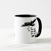 Liebesbomben abwerfen tasse (VorderseiteRechts)