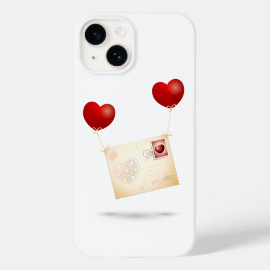 Liebesbotschaft Case-Mate iPhone Hülle (Rückseite)