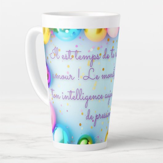 Liebesbotschaft für sie und ihn milchtasse (Linke Ecke)