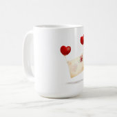 Liebesbotschaft Kaffeetasse (Vorderseite Links)