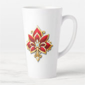 Liebesbotschaft mit goldenem Text Milchtasse (Rechts)