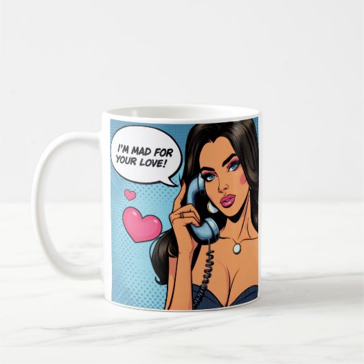 Liebesbotschaft Tasse (Links)