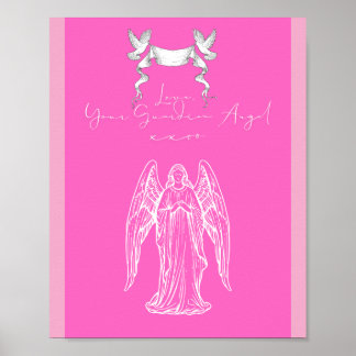 Liebesbrief-Design - Liebe, Dein Schutzengelxxoo Poster