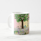 Liebesbrief-Design - Liebe, Frühling xxoo Kaffeetasse (Vorderseite Links)