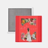 Liebesbrief-Design - Liebe, Herbst xxoo Magnet (Vorderseite/Rückseite)