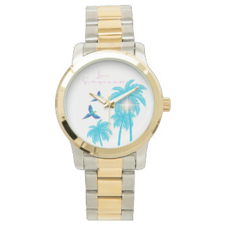Liebesbrief-Design - Liebe, Sommer xxoo Armbanduhr