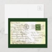 Liebesbrief-Postkarte Postkarte (Vorne/Hinten)