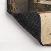 Liebesbrief und Federkiel Mousepad (Ecke)