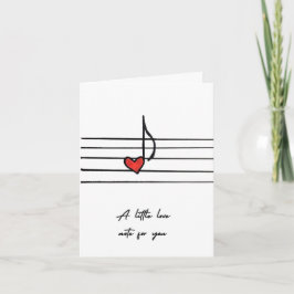 Liebesbrief Valentinstagskarte Dankeskarte
