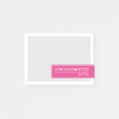 Liebesbriefe in der Lunchbox Post-it Klebezettel (Vorderseite)