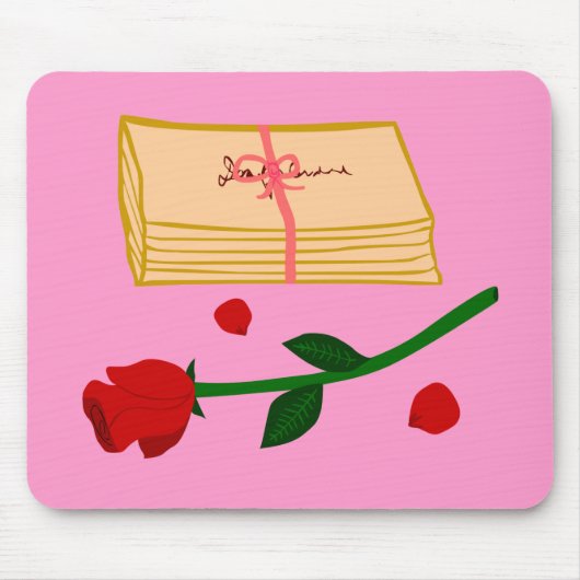 Liebesbriefe Mousepad (Vorne)