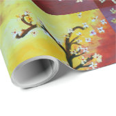 Liebesbroschüre für Vögel Geschenkpapier (Rolleneckpunkt)