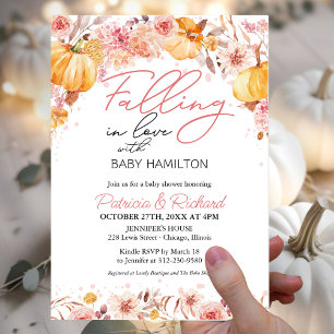 Liebesbudget fällt Baby Shower Einladung