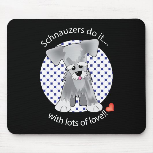 LiebeSchnauzer Mousepad (Vorne)