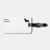 LiebeScottiehundegepäckaufkleber Gepäckanhänger (Rückseite horizontal)