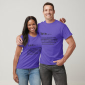 Liebesdefinition Junge T-Shirt (Unisex)
