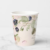 Liebesdusche mit Beeren Pappbecher (Vorderseite)