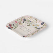 Liebesdusche mit Beeren Pappteller (Gewinkelt)