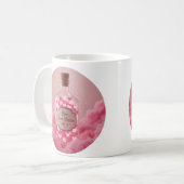 Liebeselixir Nr. 9 – Magischer Valentinstag-Mug De Kaffeetasse (Vorderseite Links)