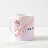 Liebesengel Herz Kaffeetasse (Vorderseite Links)