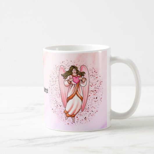 Liebesengel Herz Kaffeetasse (Rechts)