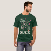 Liebesente Retro T-Shirt (Vorne ganz)