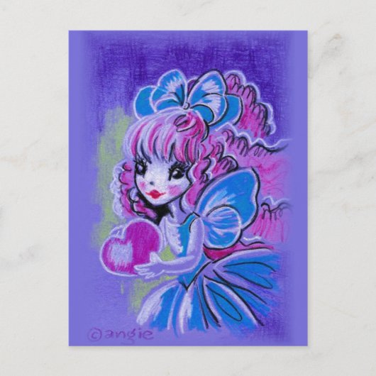 Liebesfee~ Postkarte (Vorderseite)