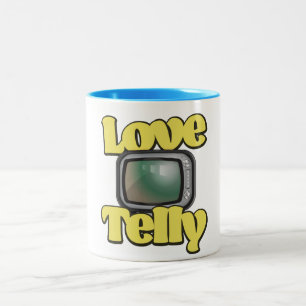 Liebesfernseher Zweifarbige Tasse