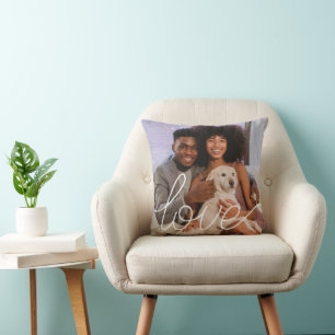 Liebesfoto-Vorlage Personalisierte Paare Kissen